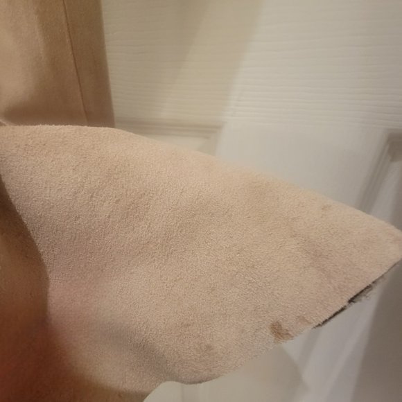 INC International Concepts Women's Suede Straight Leg Pant Trouser Camel Tan 8 - Picture 7 of 7